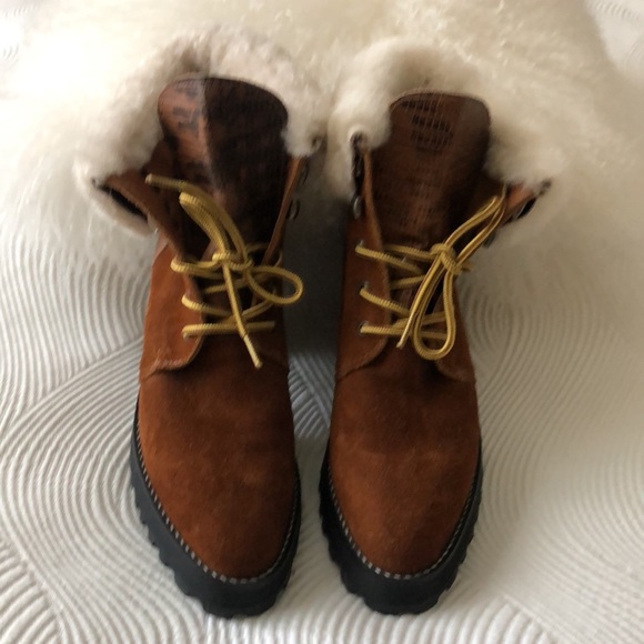 NWT SABRINA TACH Suede Boots - Picture 2 of 7